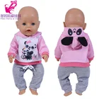 Одежда для кукол Reborn, розовая, с капюшоном, 17 дюймов, пальто 
