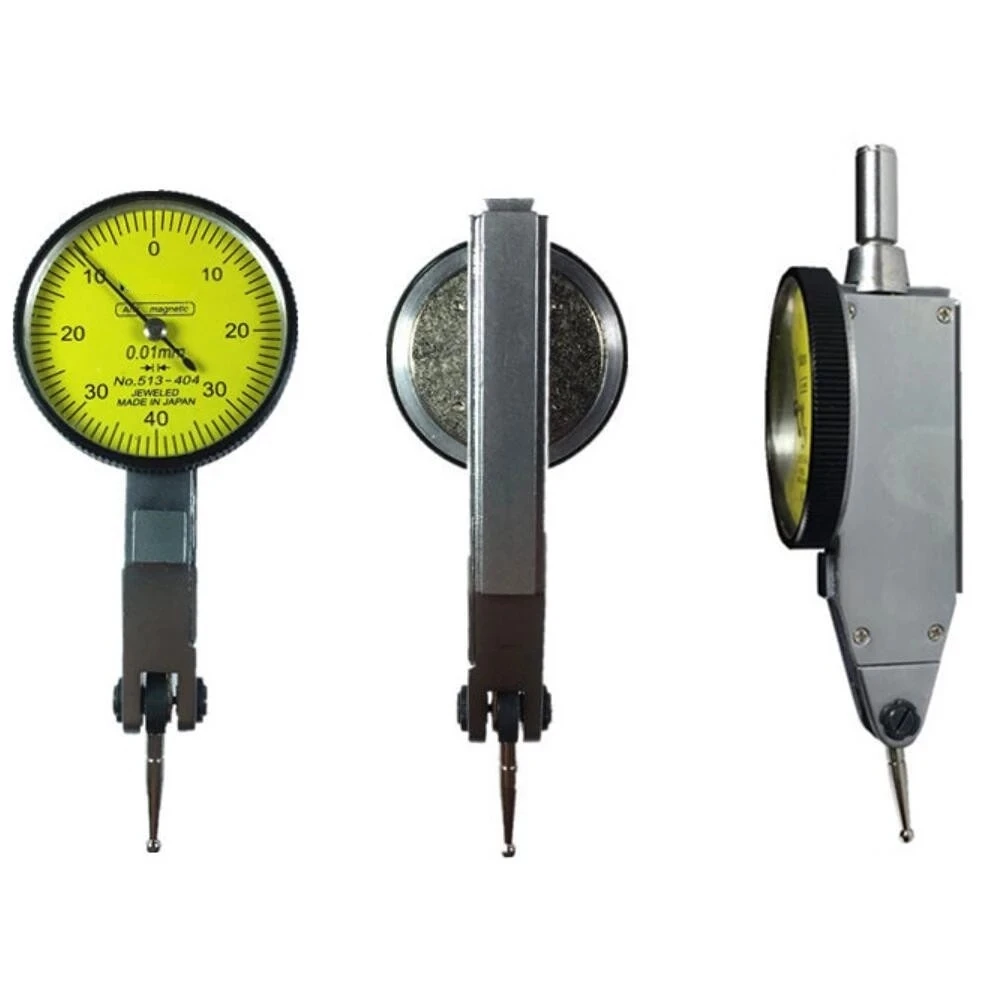 

Mitutoyo huate Dial Indicator Analog Lever Dial Gauge Accuracy 0.01 Range 0-0.8mm Diameter 32mm Measuring Hand Tools 513-404
