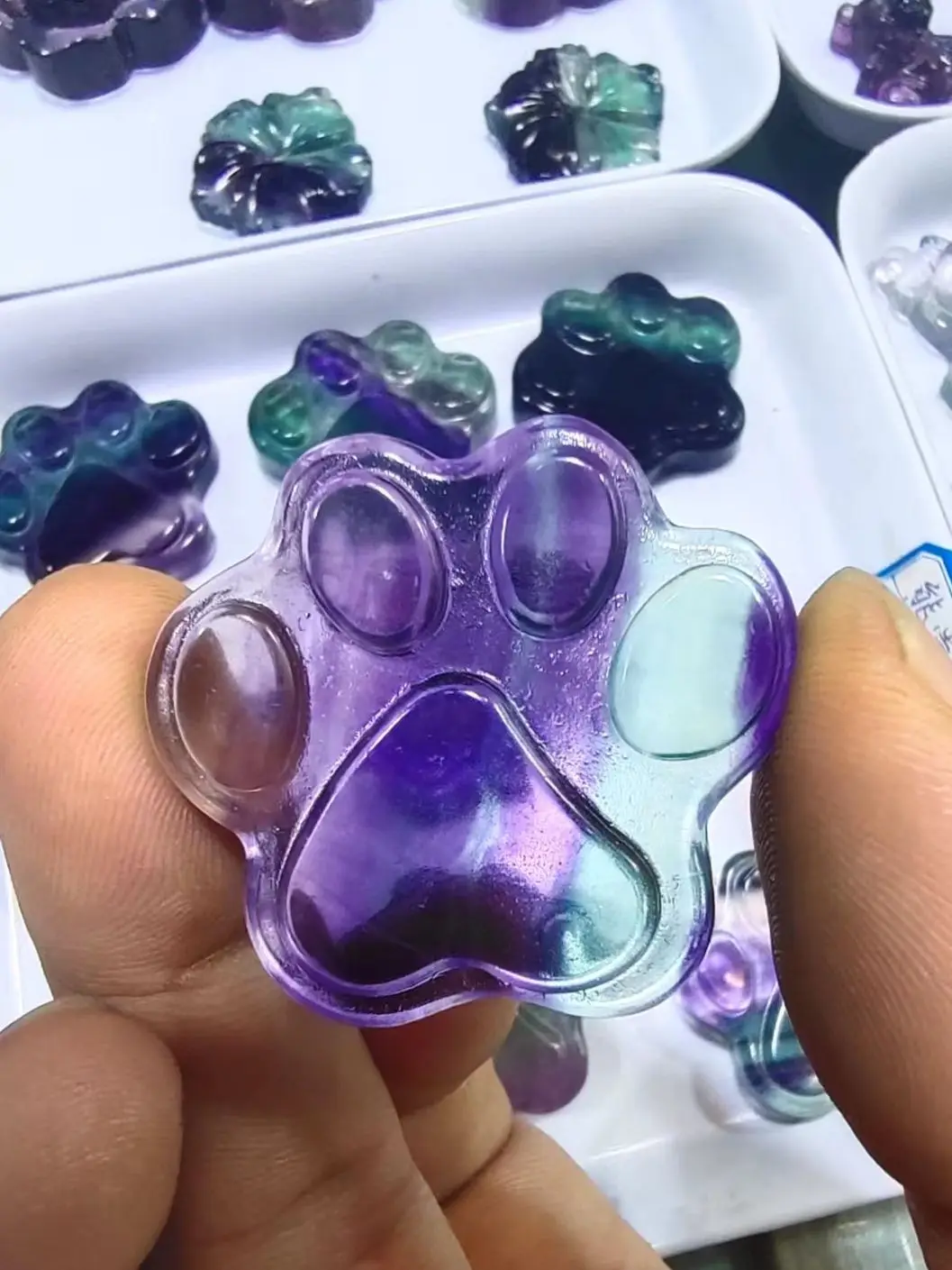 

1 шт. натуральный кристаллический цвет флюорит Кошачий коготь лечебный камень самодельный кулон ожерелье ювелирные изделия Женский праздн...