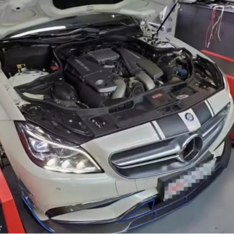 Для W218 Mercedes CLS63 AMG модифицированная передняя пленка из углеродного волокна Babos