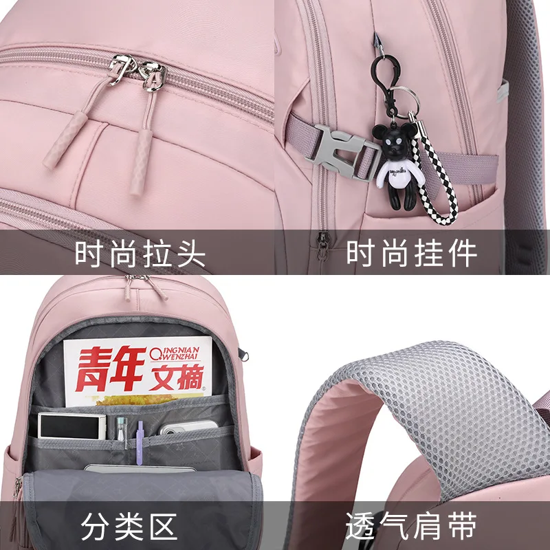 Children School Bags With Wheel kids Wheeled Backpacks Removable school backpack Kids girls Trolley Schoolbags Luggage Book Bags