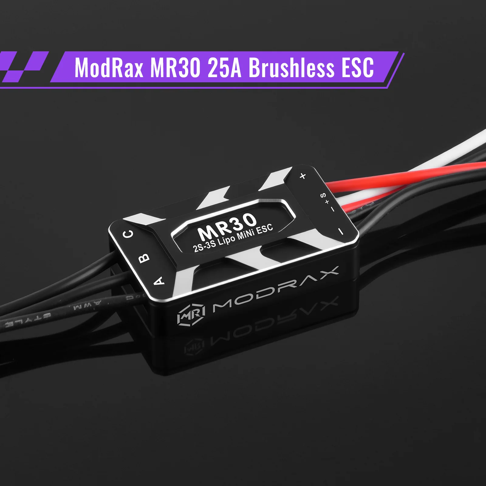 Фото Бесщеточный мотор ModRax 1212 4500KV Outrunner и комбо-набор ESC 25A с шестерней 11T для модернизации краулера Axial 1/30 SCX30 №3