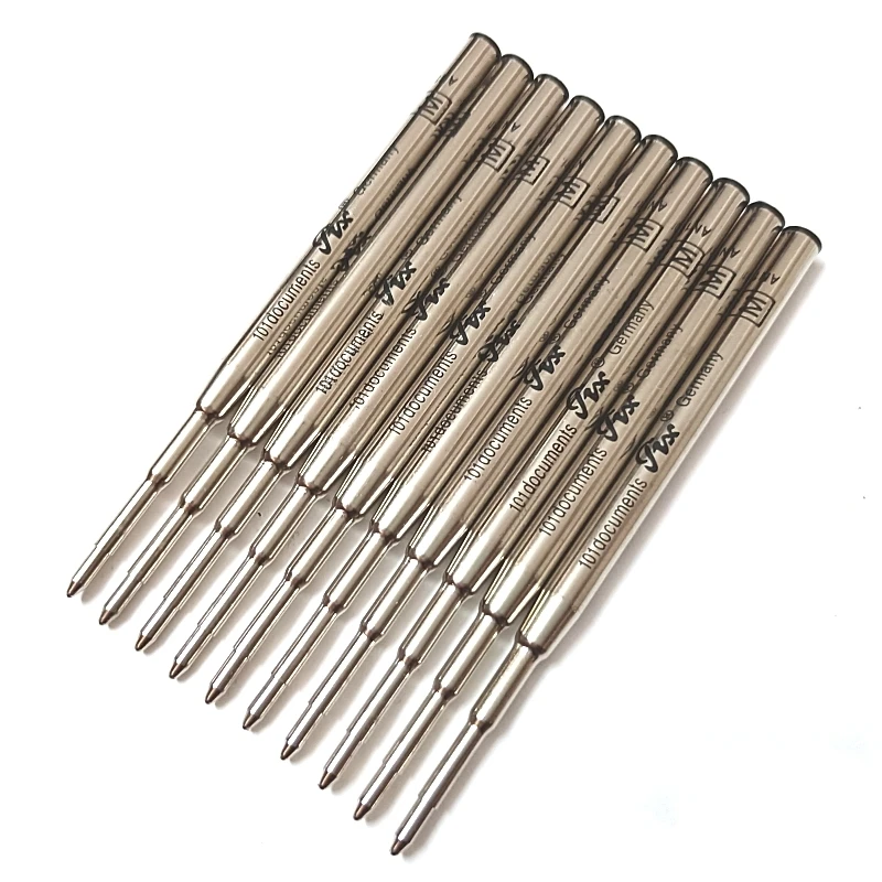 10pcs High Quality MB Ballpoint Pen Refill Black & Blue Ball Pens Refills AN1033260 School Office Writing Smooth Ink Accessories 10pcs High Quality MB Ballpoint Pen Refill Black & Blue Ball Pens Refills AN1033260 School Office Writing Smooth Ink Accessories