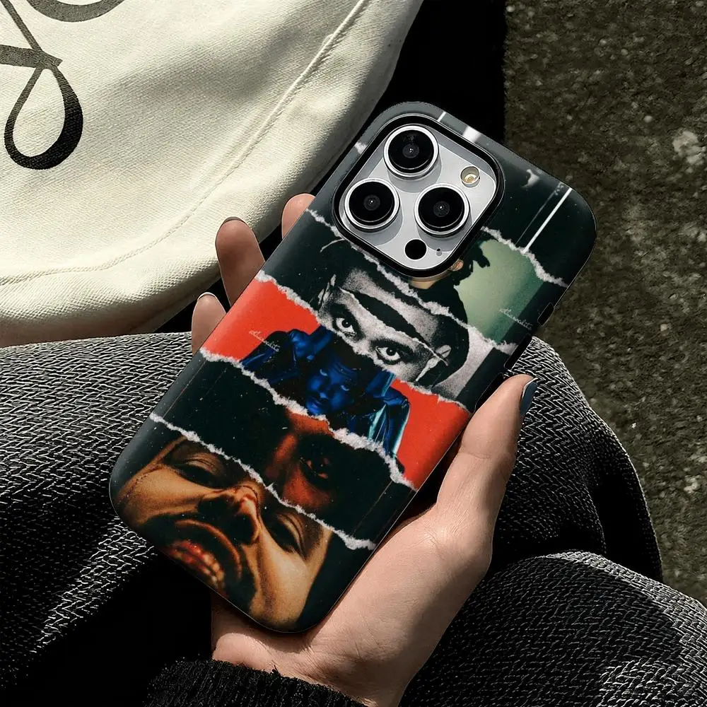 Фото Чехол для телефона Rap The W-Weeknd для iPhone 17 16 15 14 13 12 11 Pro Max Air, двухслойный, противоударный, защитный, 2-в-1 №3