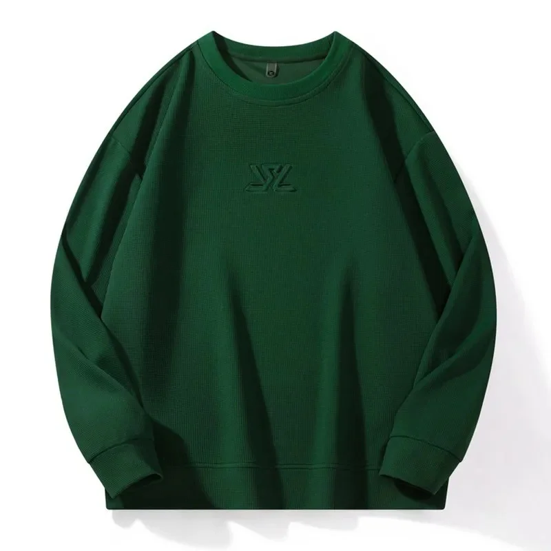 Мужская толстовка с капюшоном XL-8XL большой пуловер длинными рукавами и круглым