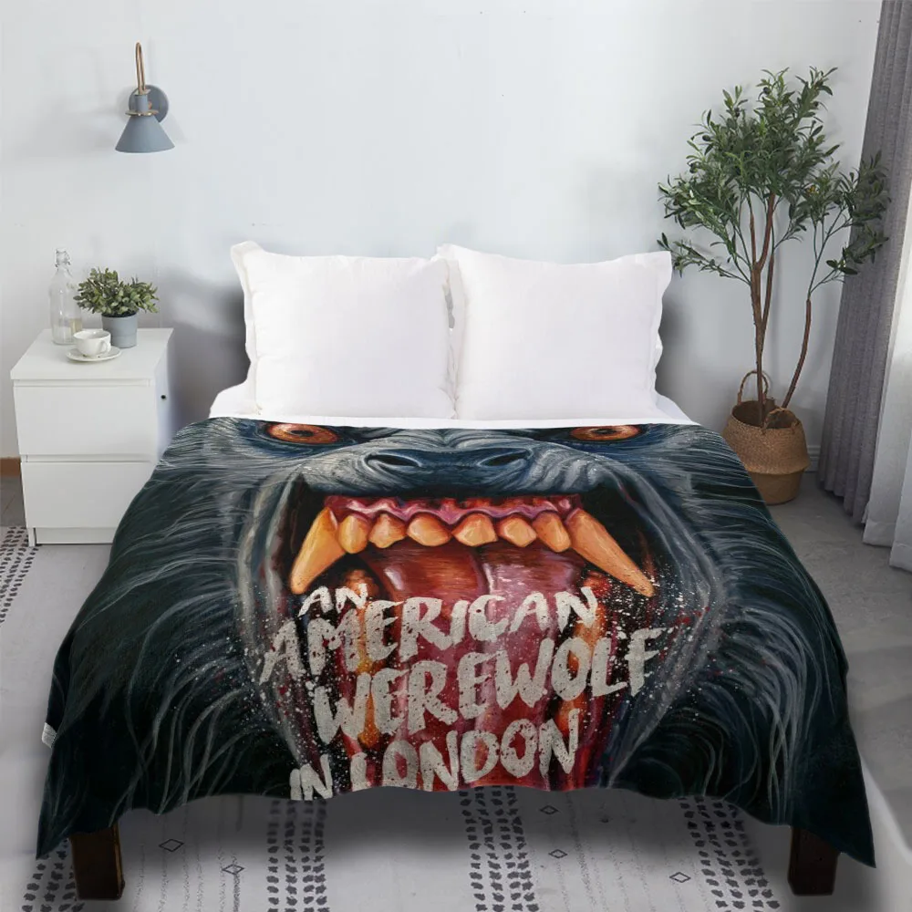 

An American Werewolf In London Cheap Summer Fashion Picnic Thread Knitted Throw Blanket