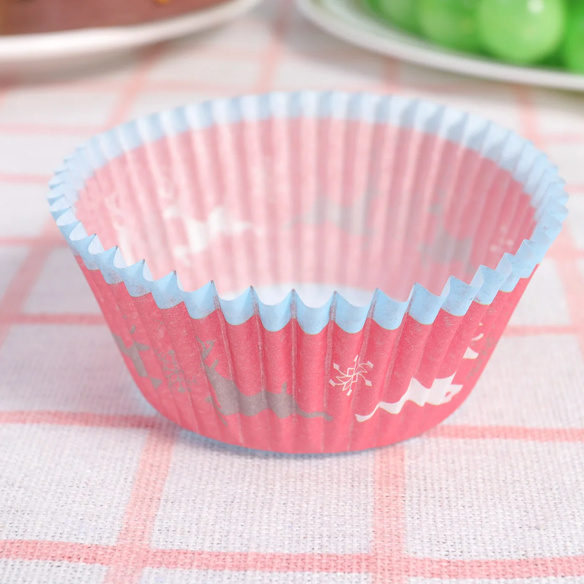 

100pcs Cupcake Wrappers Colorful Greaseproof Cake Cups Cupcake Liners Cake Wrappers Dessert Wraps for Baby Shower