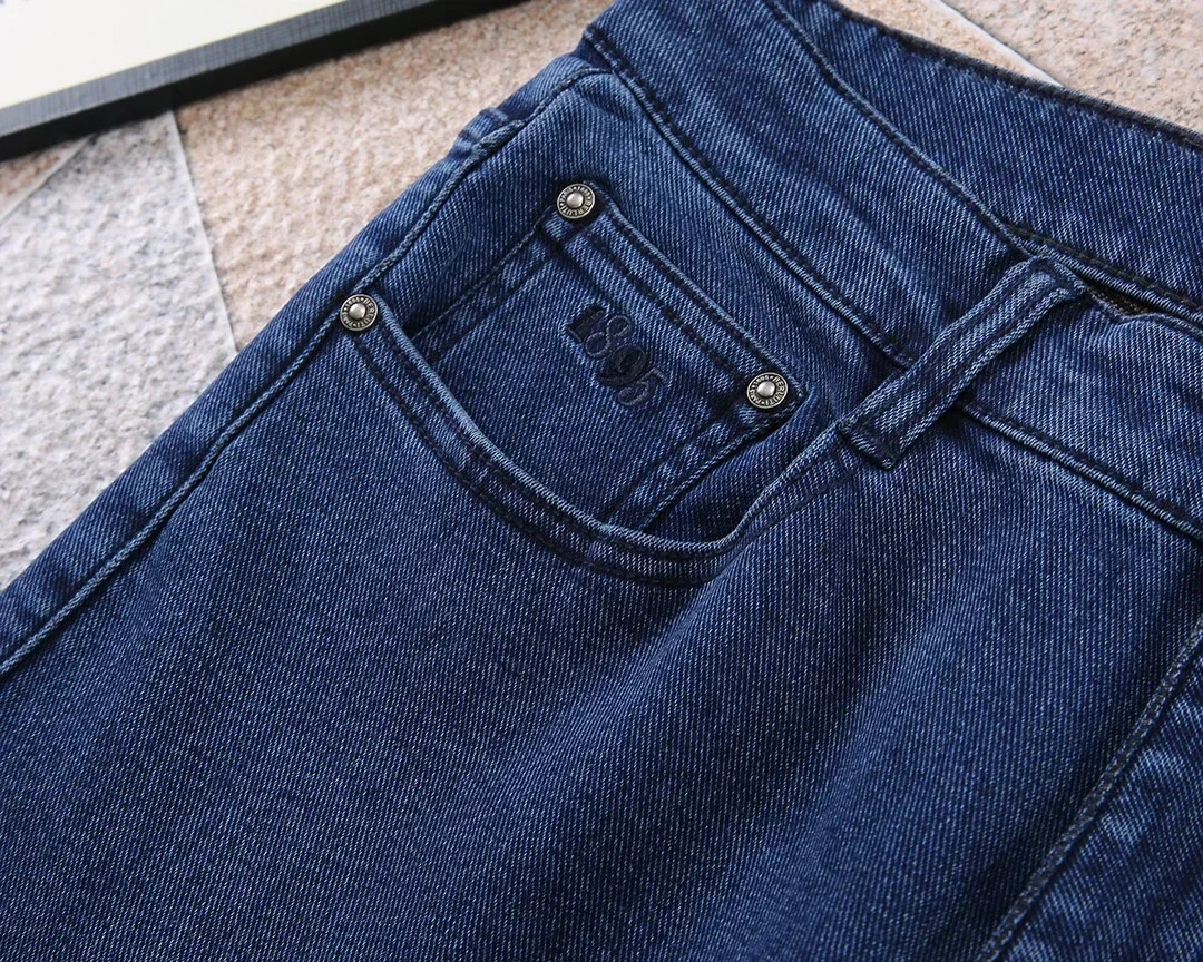 BLLIYOSS 1895 Джинсы мужские 2024 осень-зима новые удобные повседневные эластичные