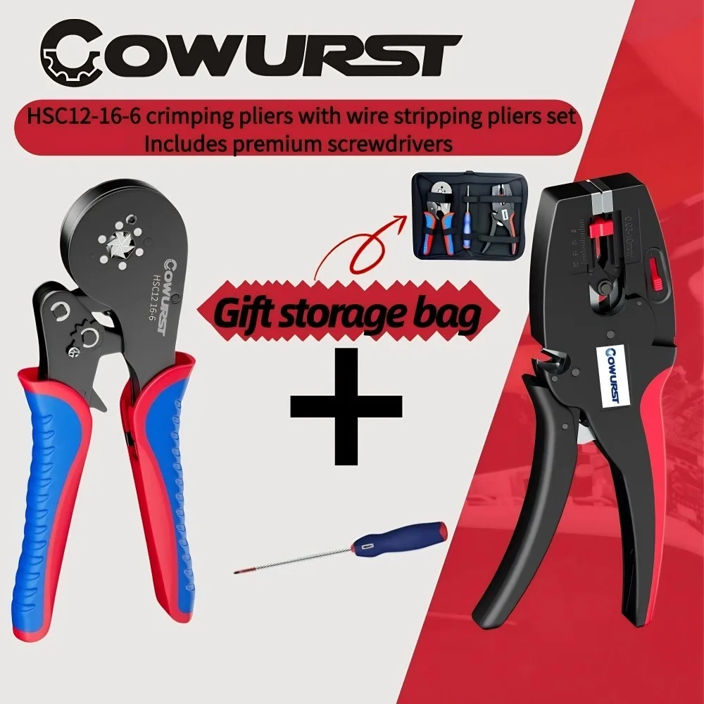 

Многофункциональные клещи Cowurst для обжима клемм 16-6
