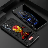 marvel cartoon spiderman for xiaomi redmi 10 note 9 10 pro 5g 9t 10s phone case soft black silicone cover coque carcasa back