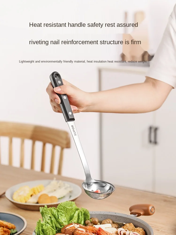 

2022 Best Spatula Set Household Kitchen Utensils Stainless Steel Kitchen Utensils Full Spoon Household Spatula Spatula Cooking