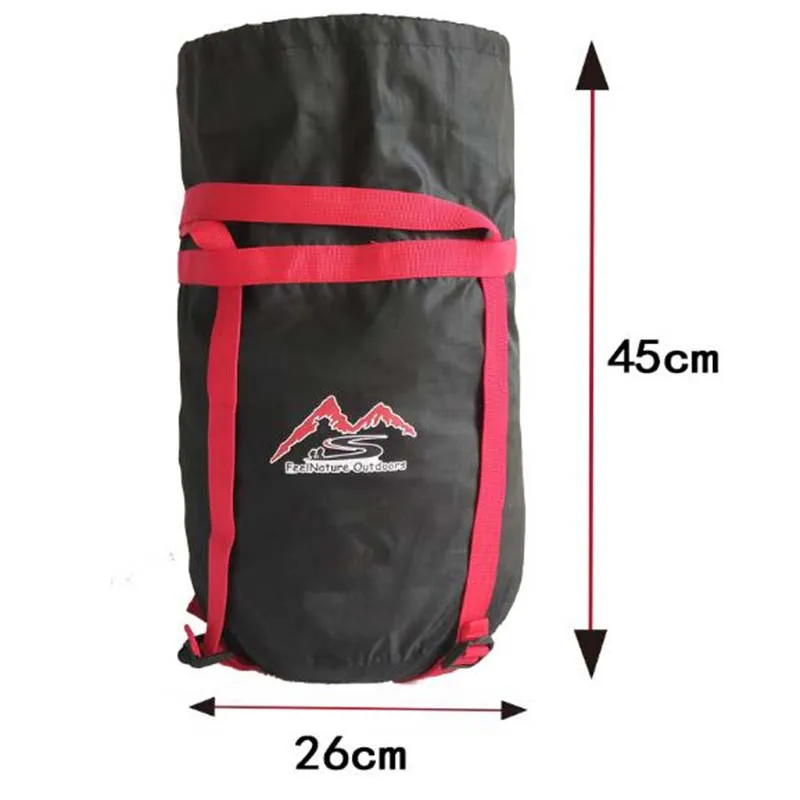 1pc Storage Bag Waterproof Compression Stuff Sack Outdoor Camping Sleeping Bag Storage Bags Adjustable Buckle Tent Equipment