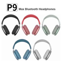 p9 air max wireless stereo hifi headphone bluetooth music wireless headset with microphone sports earphone stereo hifi earphones