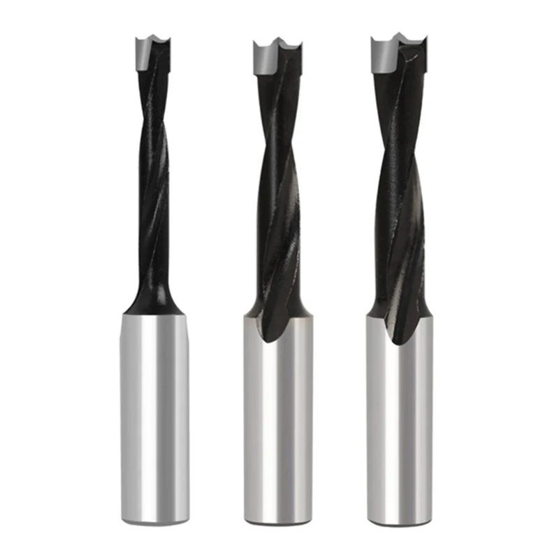 

6/8/10mm Forstner Drill Bit Left Rotation Router Bit Row Drilling for Boring Machine Drill 2 Flute Router Drill Bit