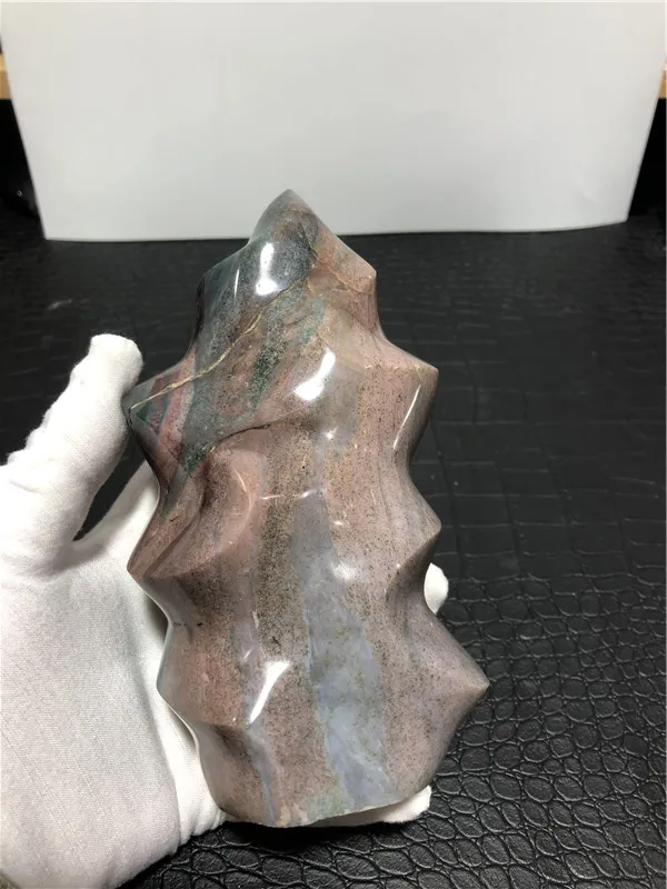 1 15 кг натуральный океанская яшма хрустальный факел хрустальные поделки