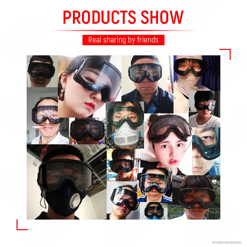 Ветрозащитные очки для мотокросса мужчин и женщин мужские прозрачные линзы