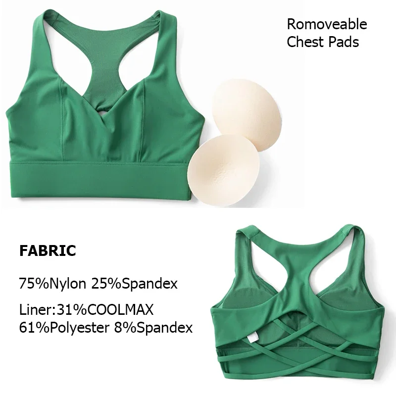 Женский бюстгальтер для фитнеса и йоги мягкое спортивное нижнее белье с эффектом