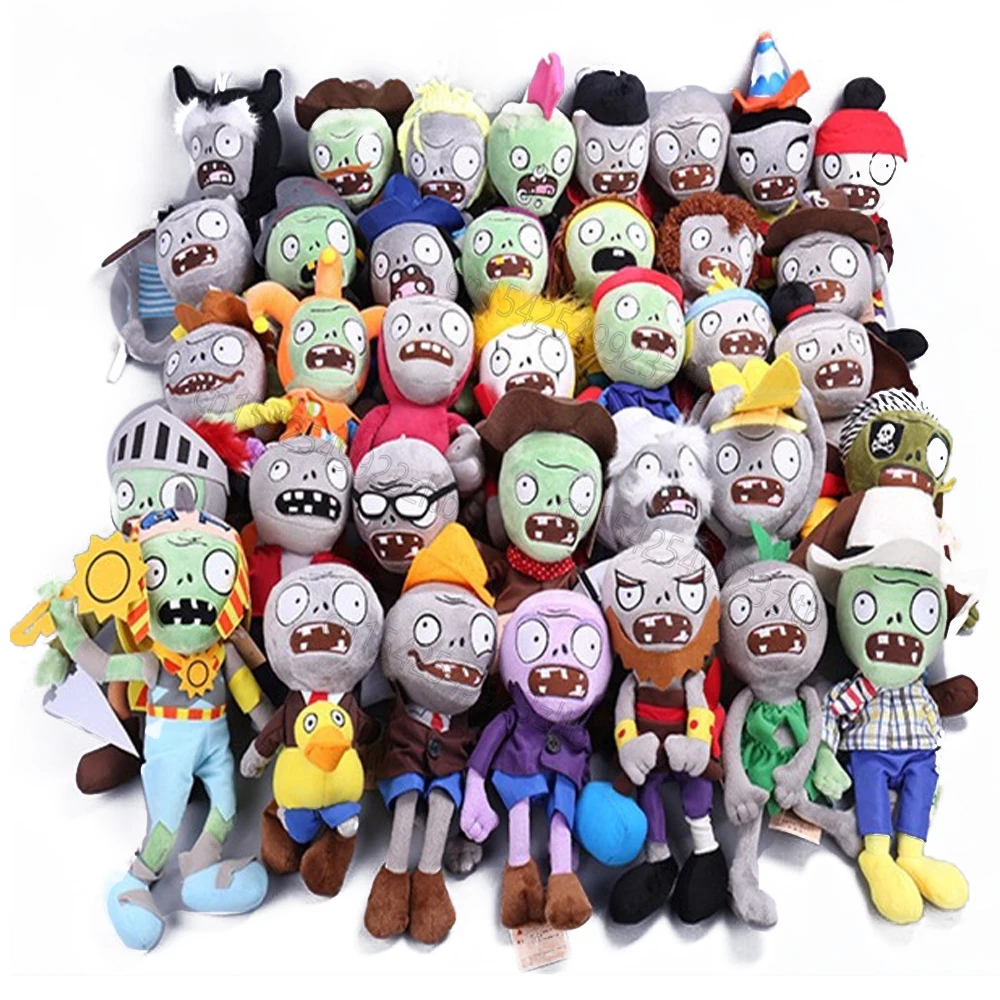 Плюшевые игрушки Растения против Зомби 30 см
