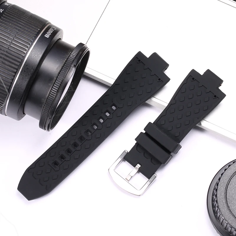 Фото Ремешок из силиконовой резины для мужчин Michael Kors Dylan Mk8184 MK8152 MK9020 MK9026, водонепроницаемый браслет 13 мм, аксессуары для часов №4