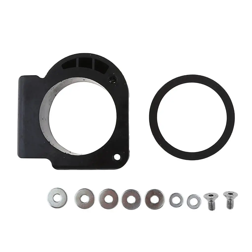 

black color air Filter Intake Adapter with Mount Accessories for