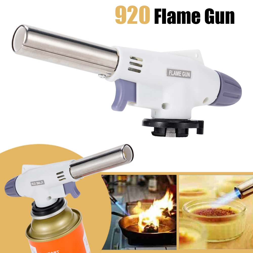

Flame Heating Soldering Blowtorch Torch Brazing Welding Butane Autoignition Lighter Gas Burner Gun Cooking Barbecue Gas Burner