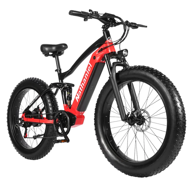 1000w Off-road Electric Bike 26 inch 4.0 Fat Tire Outdoor Sports Mountain Bike Lithium Battery Adult Bike Max Speed 40km/h ebike