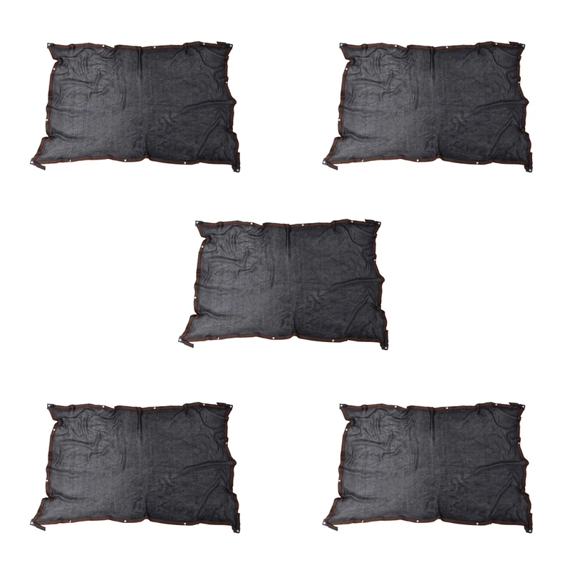 

5X Sun Mesh Sunblock Outdoor Garden Anti-Uv Sunscreen Shade Sails Sunblock Shade Cloth Net For Plant Greenhouse Car 2X2M