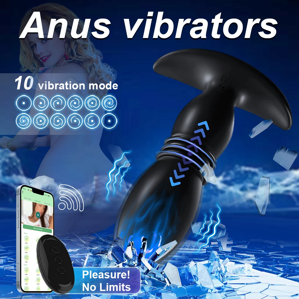 Телескопический вращающийся вибратор для мужчин и женщин анальные игры с