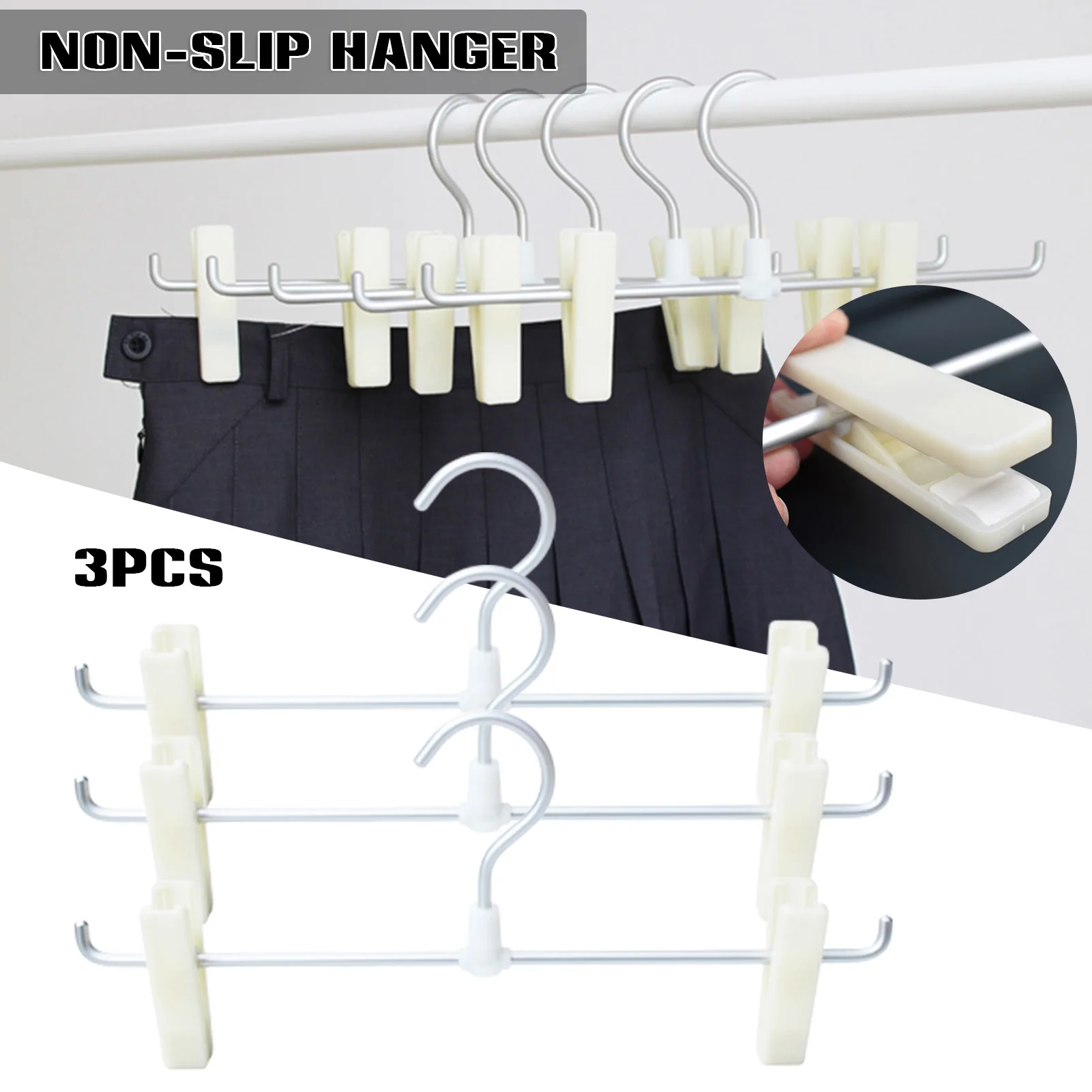 

3 шт., вешалка из алюминиевого сплава для одежды