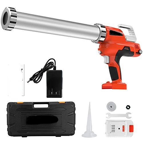 

20V Electric Caulking Gun Holds 10 Ounce-20 Ounce/300ml-600ml with 2pcs 20v Lithium Electric Caulk Gun