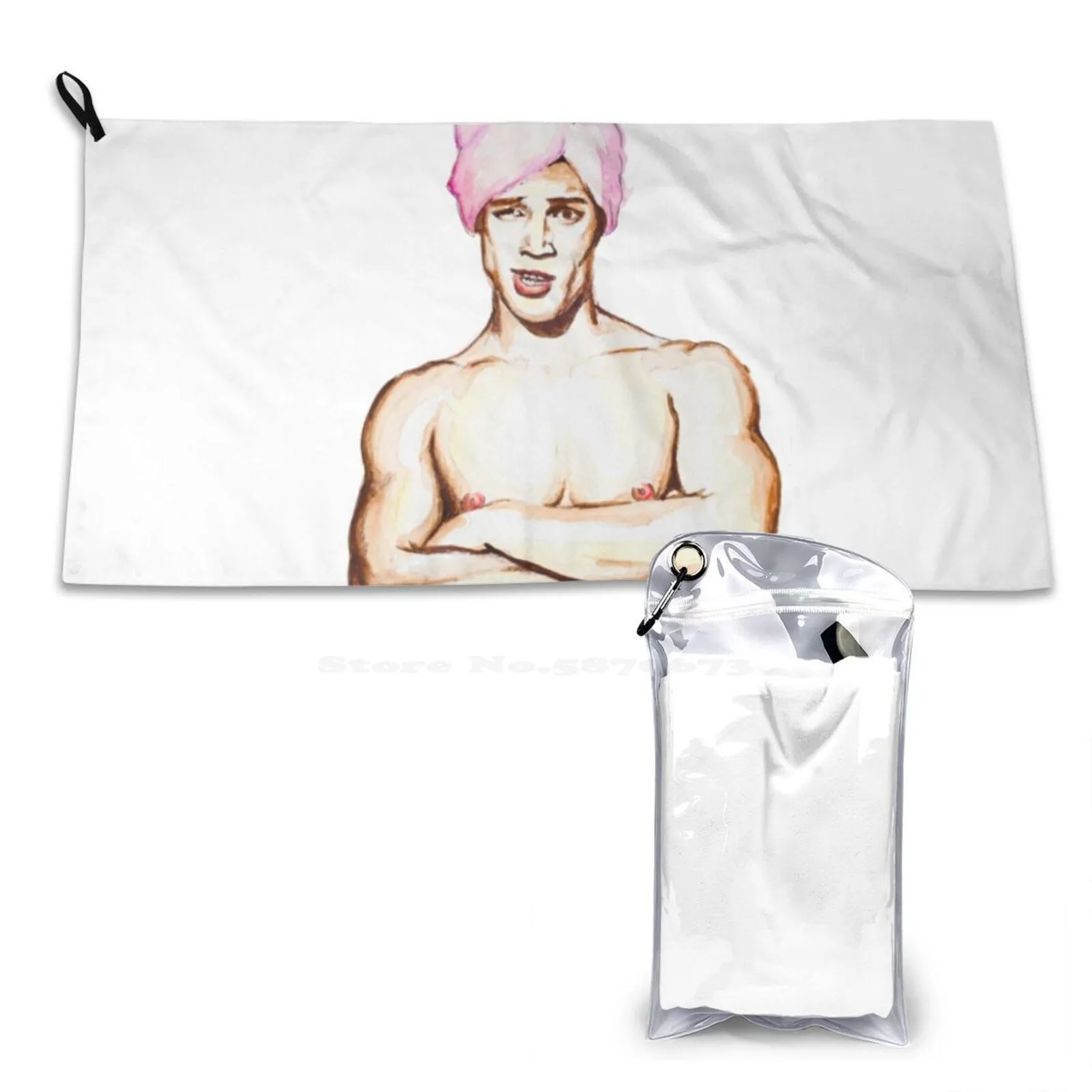 Красота мягкие мочалки полотенце для лица гей-мужчины мышцы винтажные