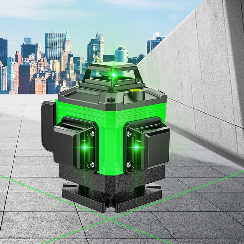 

Professional Laser Beam Battery Measure Light Vertical Laser Levels Level Laser Horizontal 360 16 Self-leveling Cross Line