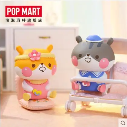 

pop mart chewyhams Little Baby series Blind Box Toys animal popmart Action Anime Figures doll Cute Girl birthday Gift