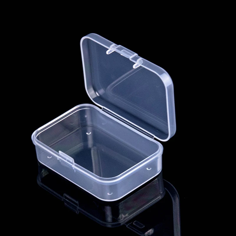 

Hot Sale Transparent Plastic Storage Box Clear Square Multipurpose Display Case Plastic Jewelry Storage Boxes Multiple Sizes