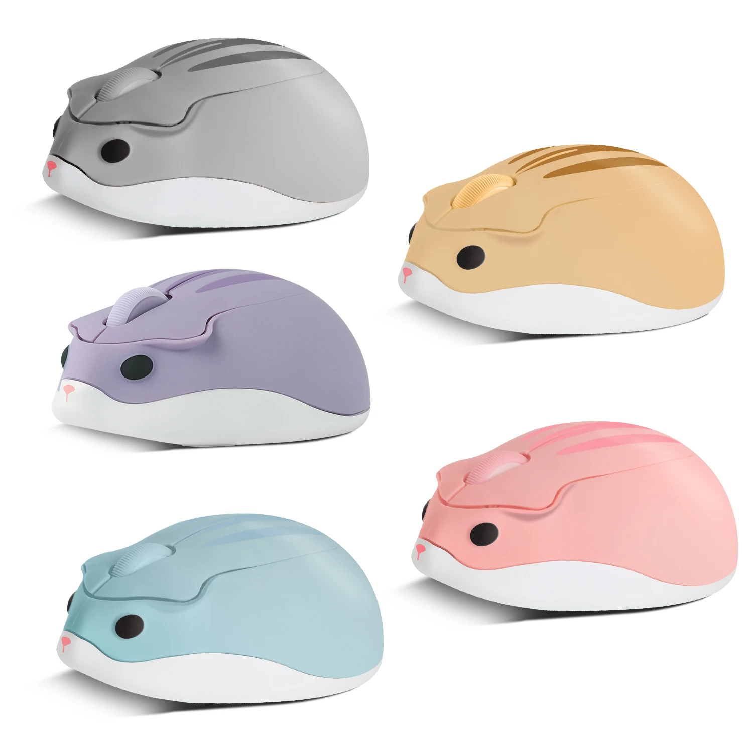 

2.4G/Bluetooth Wireless Cute Mouse Hamster Cartoon USB Creative Mute Mause Ergonomic Mini 3D Optical Kid Gift Mice For PC Laptop