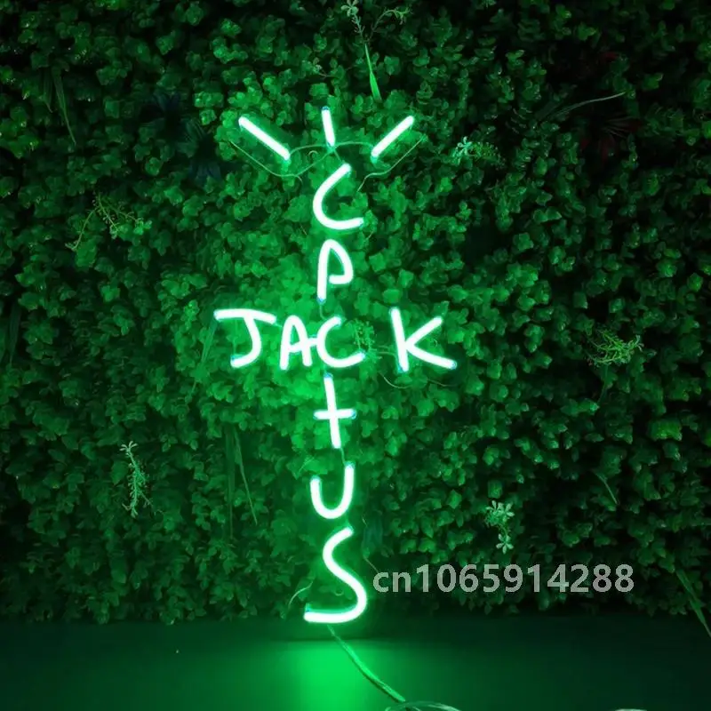 Неоновая вывеска на заказ Кактус Джек светодиодная неоновая украшение для дома