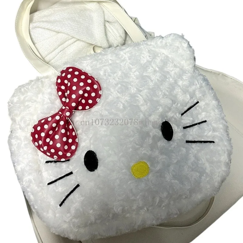 Kawaii Hello Kitty мягкая плюшевая сумка с героями мультфильмов для девочек пушистая на