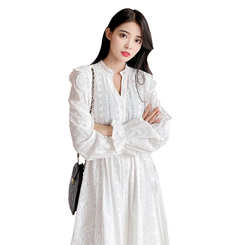 

Elegant Lace Dresses for Women 2022 Summer Evening Luxury Party Female Chic Holiday Clothes Casual Birthday Prom Guest Outfits