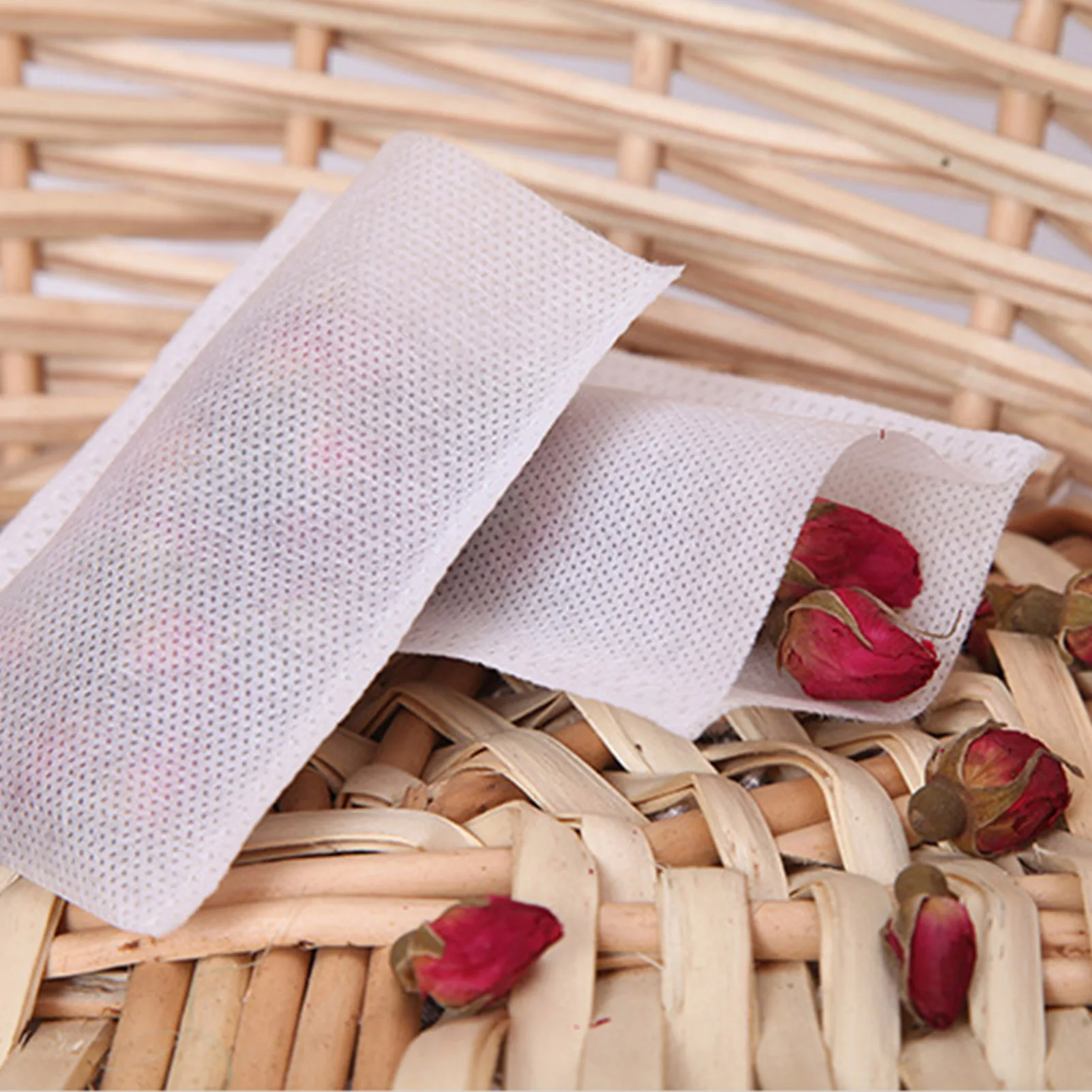 

100 шт., сетчатые пакетики с фильтром для чая