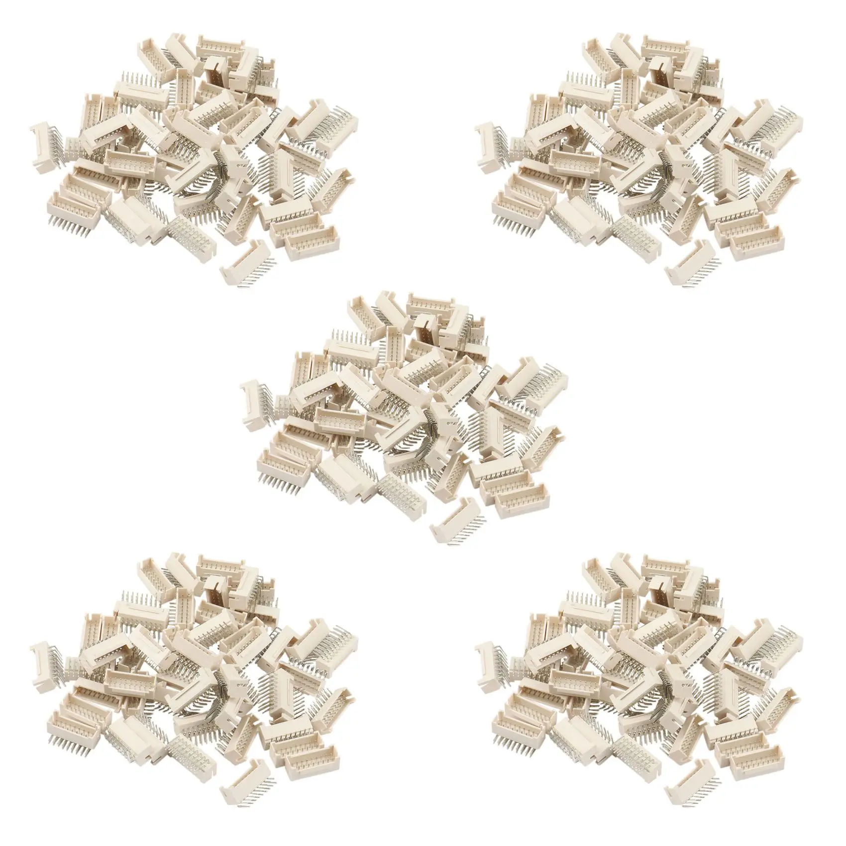 

250Pcs BTC BCH LTC ZEC Miner Connector 2X9P Male Socket Curved Pin Suitable for Asic Miner Antminer S9 Z11 L3 S9 X3 A1