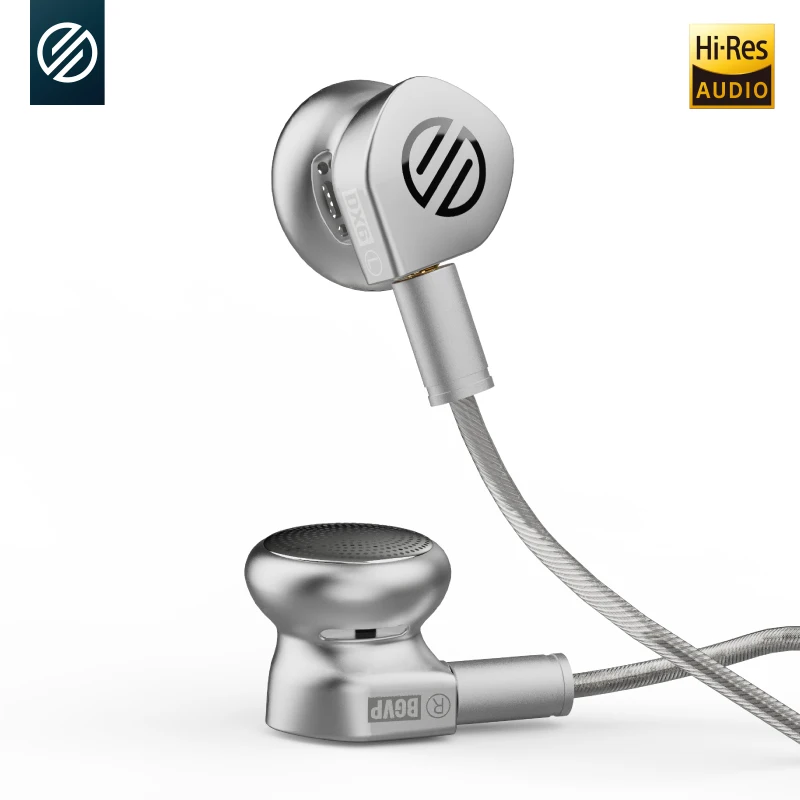 BGVP DX6 Проводные Hi-Fi басовые металлические беруши с плоской головкой 14 2 мм LCP