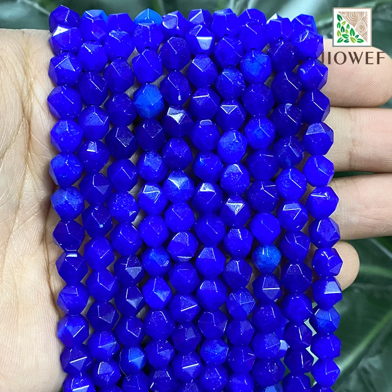 

Граненые натуральные темно-синие зеркальные Гладкие бусины-разделители для самостоятельного изготовления браслетов, аксессуары для бижут...