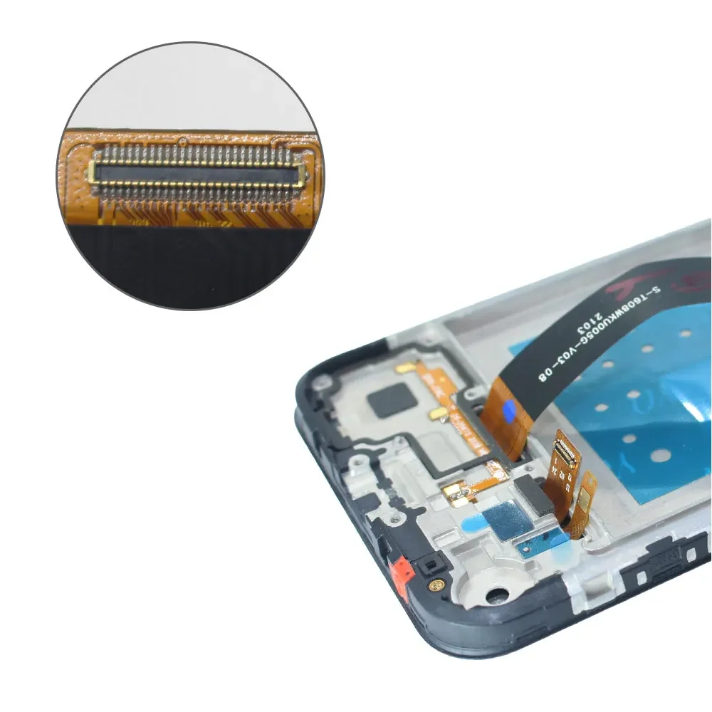 Протестированный ЖК-дисплей для Motorola Moto E6i 2021 XT2035-5 сенсорный экран замена
