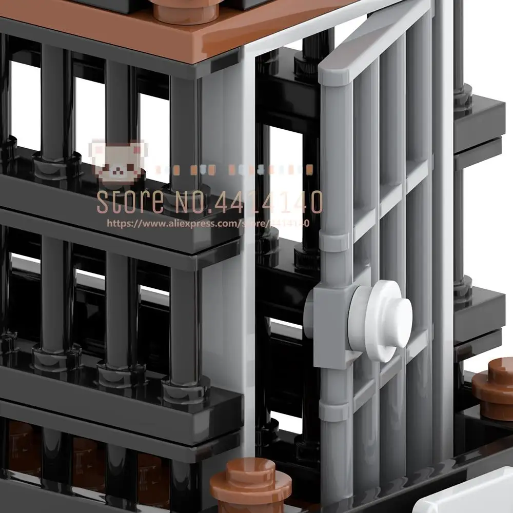 Строительные блоки MOC в средневековом старинном стиле креативные строительные
