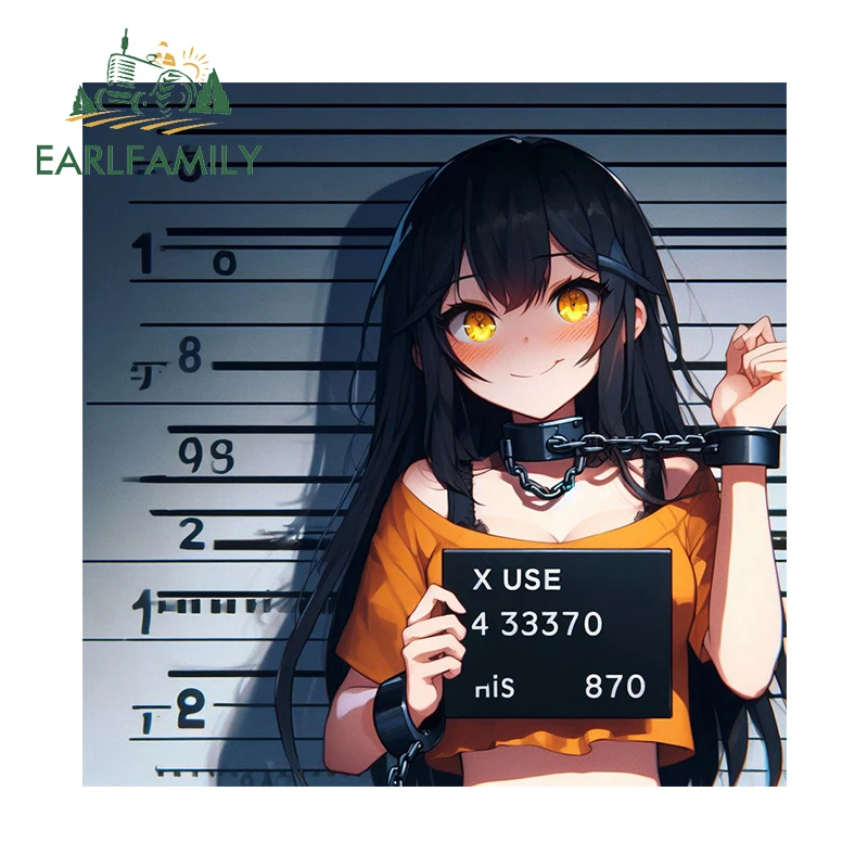 

EARLFAMILY 13 см x 9,6 см женский więzień Tohsaka Rin автомобильная наклейка аниме Lori тюремная наклейка Стайлинг автомобиля водонепроницаемые автомобильные аксессуары