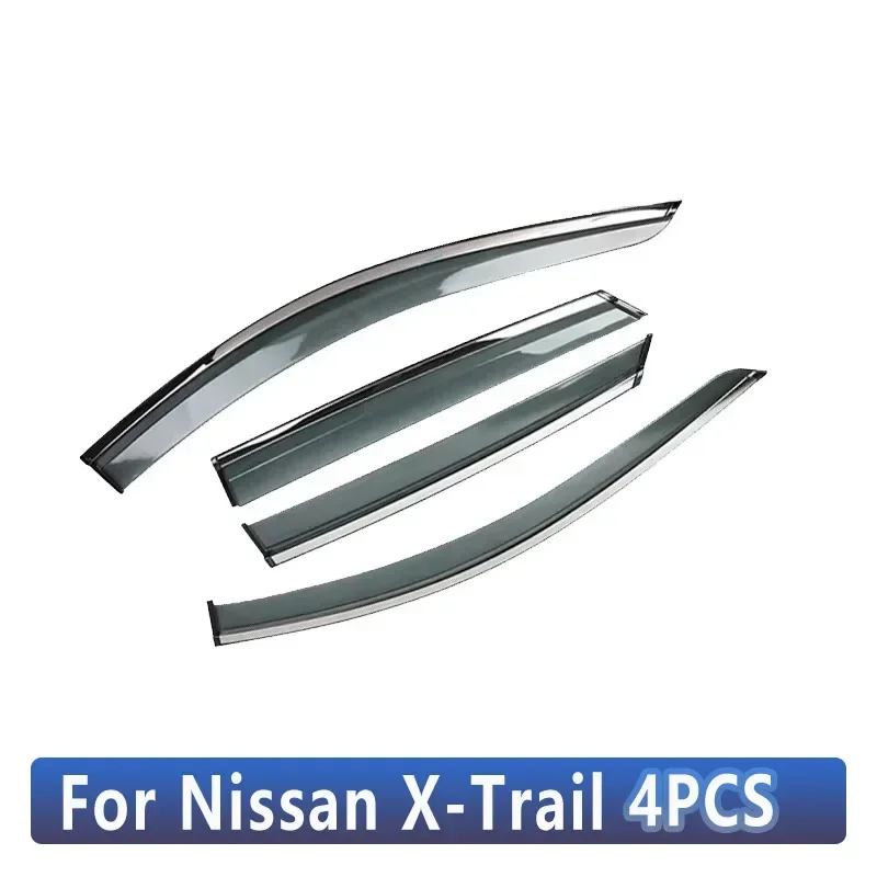 

Для Nissan X-Trail XTrail T33 2022 2023 2024 2025 автомобильный боковой козырек Rogue козырек защитная крышка дефлектор накладка автомобильные аксессуары