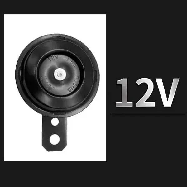 

Мотоциклетный звуковой сигнал, универсальный 12 В, скутер, трехколесный велосипед, утюг, 24 В, 48 В, электрический велосипедный сигнал, 105 дБ, водонепроницаемый, пылезащитный