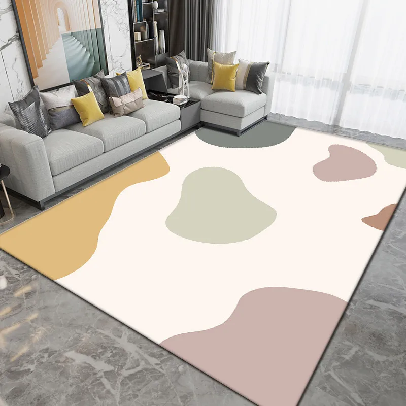 

Простой Легкий роскошный декоративный ковер для спальни, мягкий декоративный ковер для гостиной, домашний большой коврик, коврик для входн...