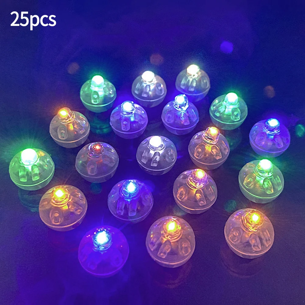 

25Pcs LED Balloon Light Tiny Wireless Battery Craft Glow Mini Round Ball Lamp For Bar Christmas Wedding Party Birthday Decor