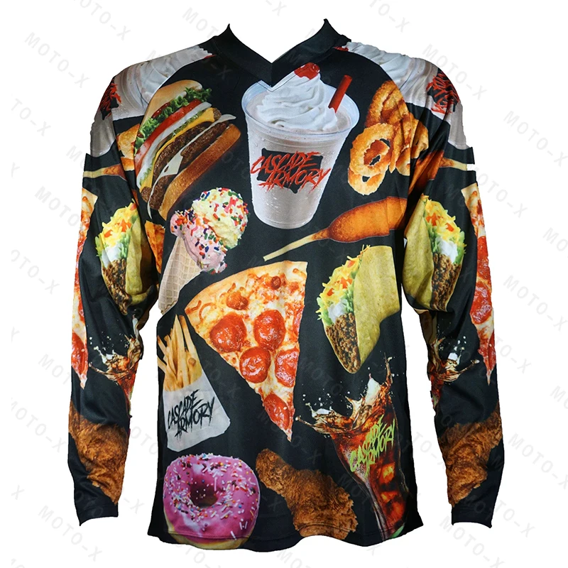 

2021 Off Road ATV Racing T-Shirt 2017 AM RF Bicycle Cycling Bike Downhill Jersey Motorcycle Jersey Motocross MTB Spexcel